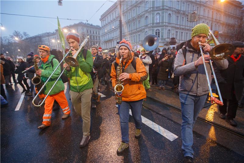 AUSTRIA ANTI-GOVERNMENT PROTESTS VIENNA