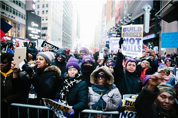 USA NEW YORK ANTI RACISM PROTEST