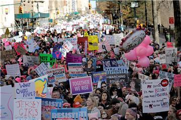 USA WOMEN'S MARCH NEW YORK