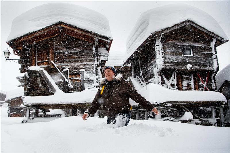 SWITZERLAND WEATHER AVALANCHE SNOW