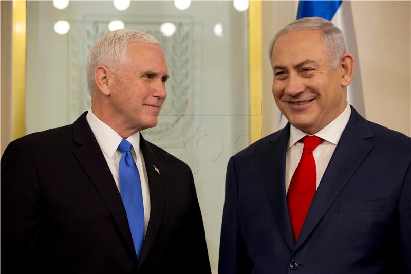 Pence u Jeruzalemu kazao da mu je čast biti u "glavnom gradu Izraela"