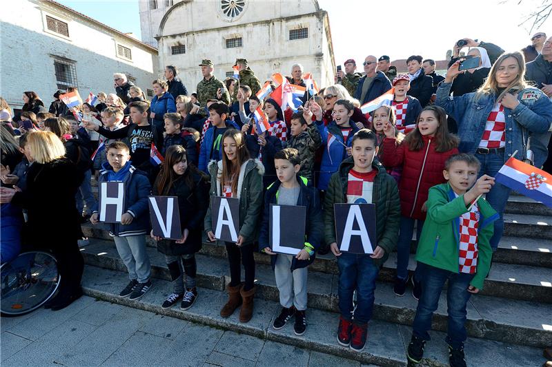 Zadar: Mimohod povodom 25. obljetnice VRO Maslenica '93