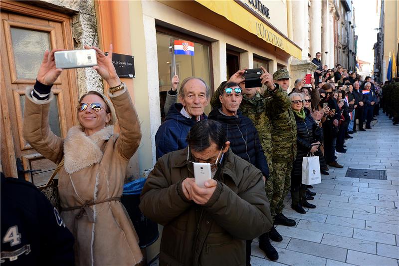 Zadar: Mimohod povodom 25. obljetnice VRO Maslenica '93