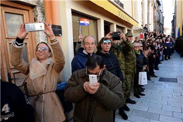 Zadar: Mimohod povodom 25. obljetnice VRO Maslenica '93