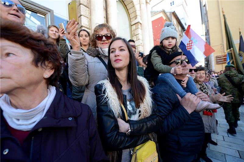 Zadar: Mimohod povodom 25. obljetnice VRO Maslenica '93