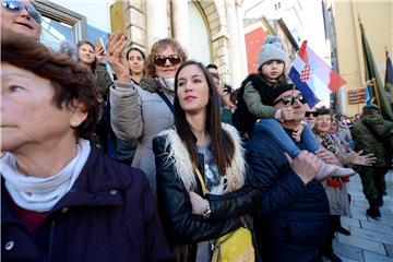 Zadar: Mimohod povodom 25. obljetnice VRO Maslenica '93