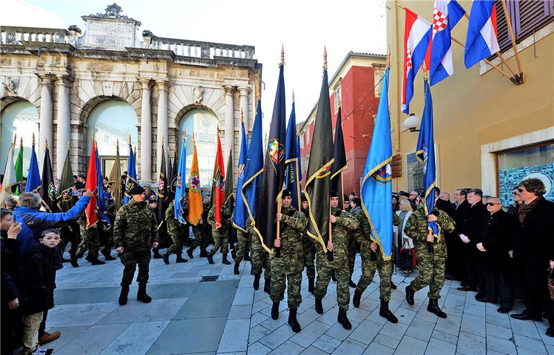 Zadar: Mimohod povodom 25. obljetnice VRO Maslenica '93