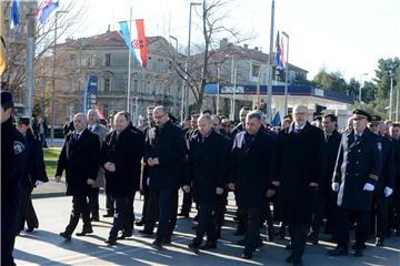 Zadar: Mimohod povodom 25. obljetnice VRO Maslenica '93