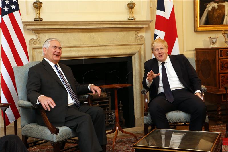 Tillerson u Londonu istaknuo poseban odnos SAD-a i Britanije