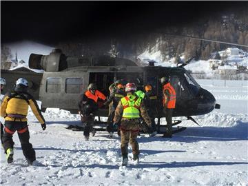 ITALY AVALANCHE EVACUATION