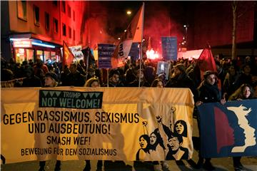 SWITZERLAND ANTI TRUMP PROTEST