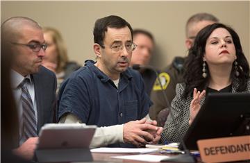 (FILE) USA NASSAR SENTENCING