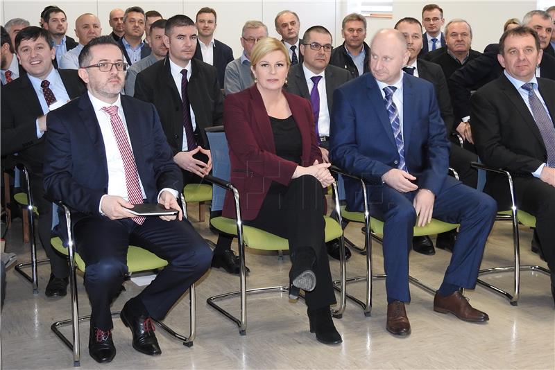 President talks with entrepreneurs in Krapina-Zagorje County