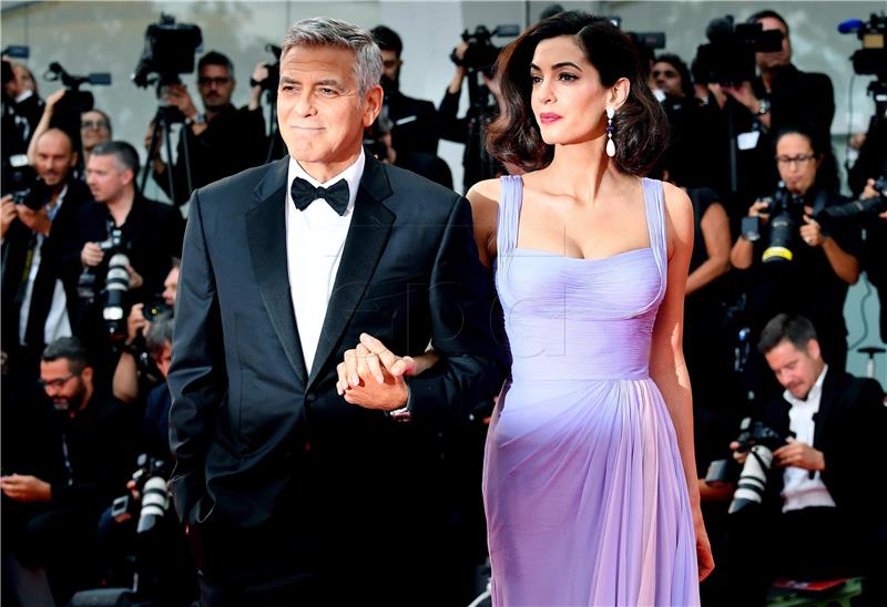 (FILE) ITALY USA PEOPLE AMAL CLOONEY BIRTHDAY