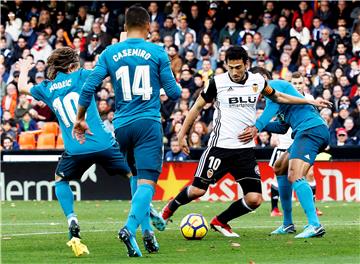 Primera: Valencia - Real Madrid 1-4