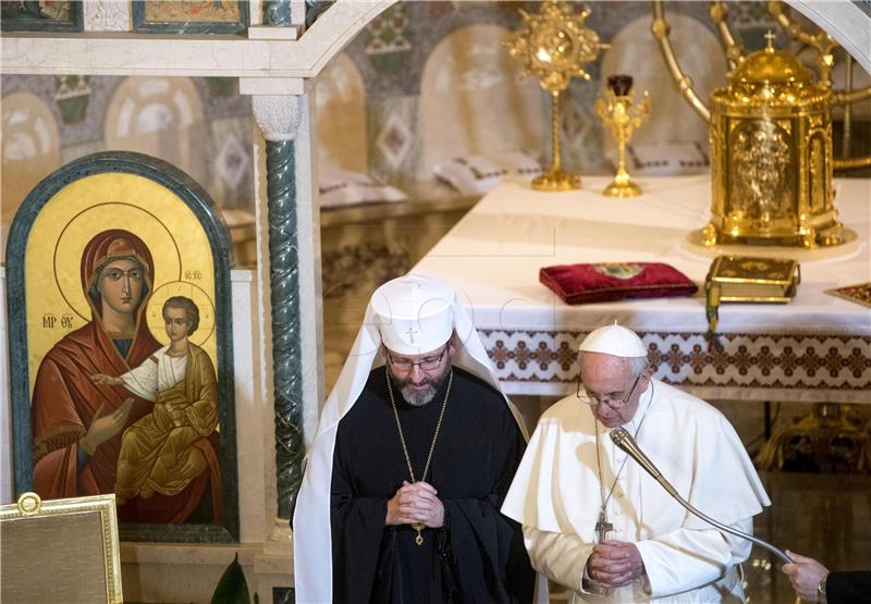 ITALY POPE FRANCIS SANTA SOFIA