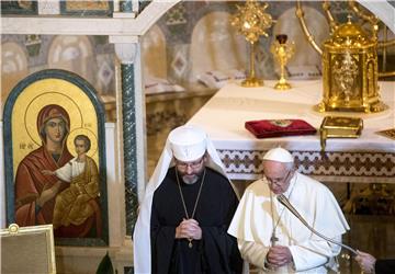 ITALY POPE FRANCIS SANTA SOFIA