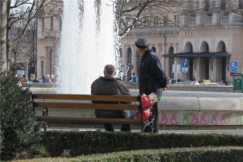 Sunčan dan u Zagrebu