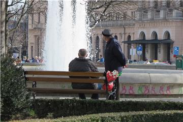 Sunčan dan u Zagrebu