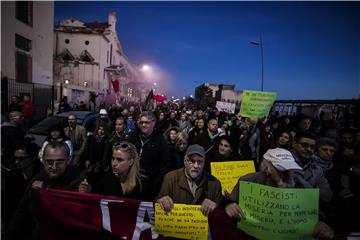 ITALY MAFIA PROTEST