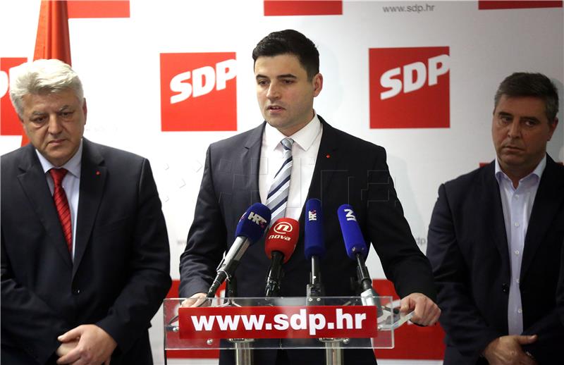 Konferencija za medije nakon sjednice Predsjedništva SDP-a