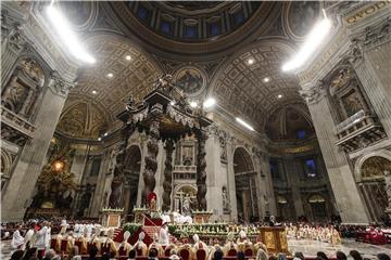 VATICAN POPE MASS