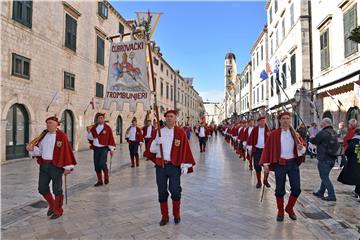 Zatvorena 1046. Festa svetog Vlaha u Dubrovniku