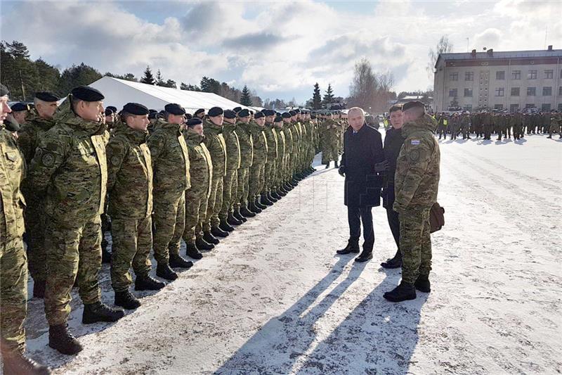 Defence minister attends 1st anniversary of NATO eFP mission in Lithuania