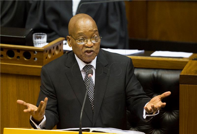 (FILE) SOUTH AFRICA PARLIAMENT POLITICAL CRISIS