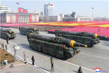 NORTH KOREA MILITARY PARADE