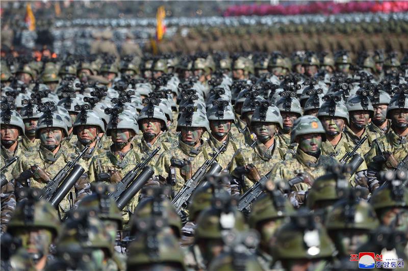 NORTH KOREA MILITARY PARADE