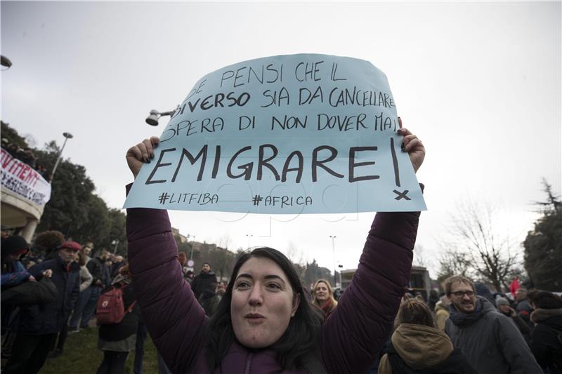 ITALY RACISM PROTEST