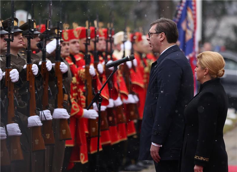 Vučić stigao u Hrvatsku