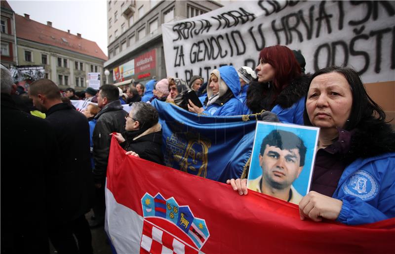 Prosvjedni skup zbog dolaska Aleksandra Vučića u Hrvatsku