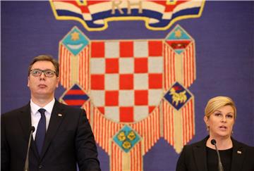 Prosvjednike protiv Vučića Grabar-Kitarović nazvala političkim marginalcima