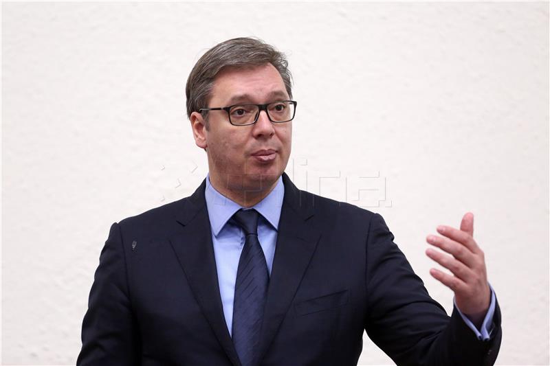 Vučić u Vrginmostu s pripadnicima lokalnog srpskog stanovništva i vlasti