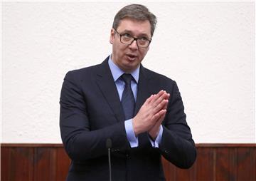 Vučić u Vrginmostu s pripadnicima lokalnog srpskog stanovništva i vlasti