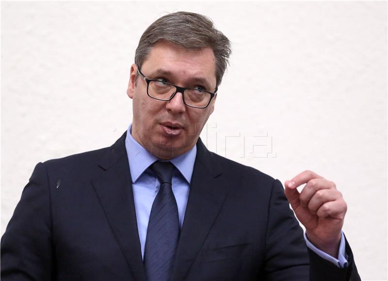 Vučić u Vrginmostu s pripadnicima lokalnog srpskog stanovništva i vlasti