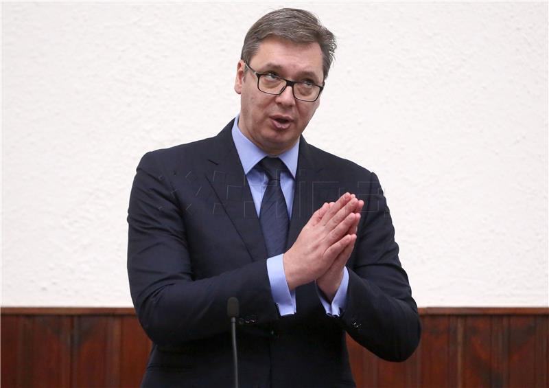 Vucic avoids distancing himself from "Serb Glina" speech