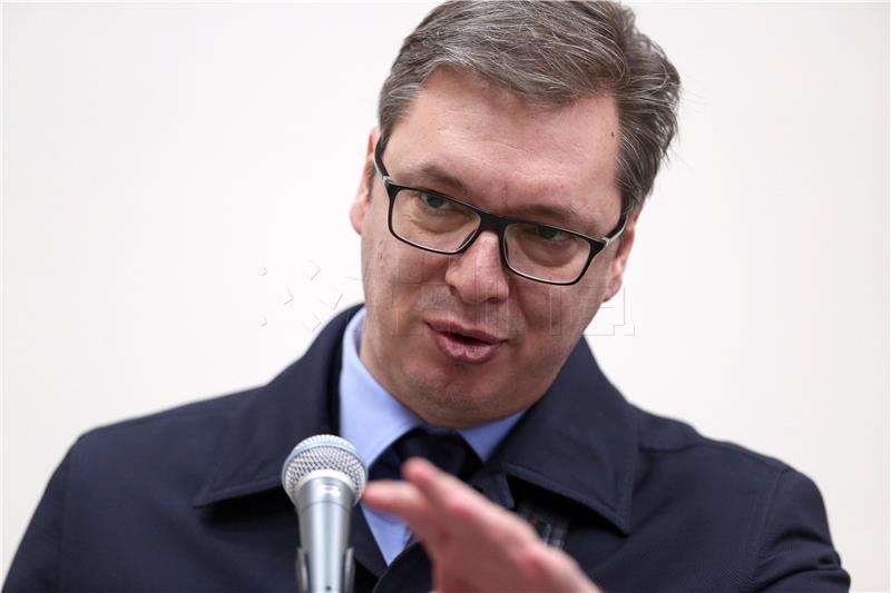 Croatian Journalists' Association condemns Vucic's disrespectful treatment of reporters