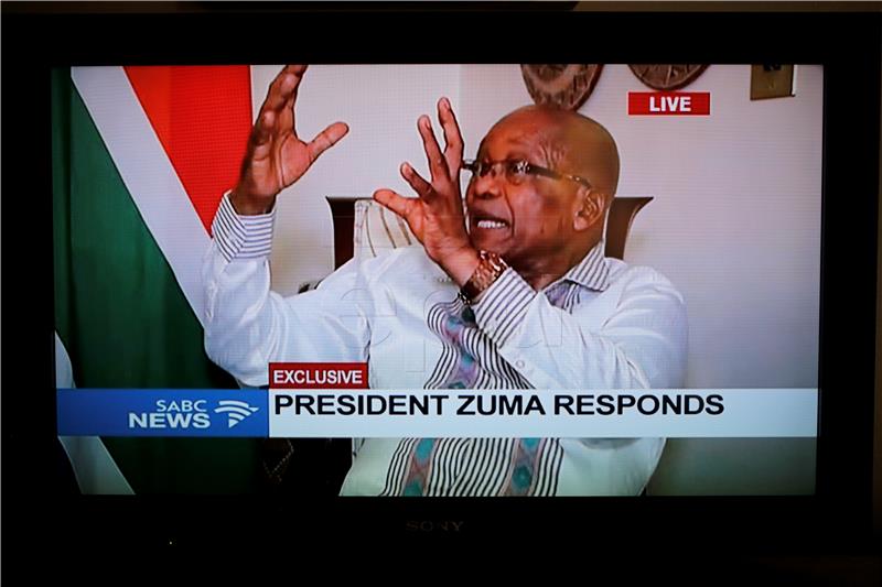 SOUTH AFRICA PRESIDENT ZUMA RESIGNS