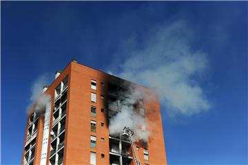 ITALY APARTMENT BLOCK FIRE