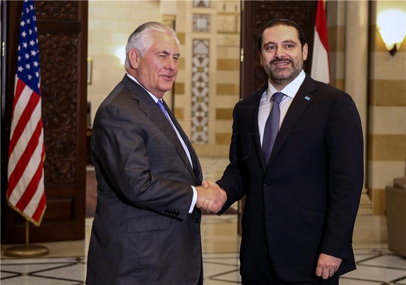 Tillerson: Hezbolahovo naoružavanje je prijetnja Libanonu