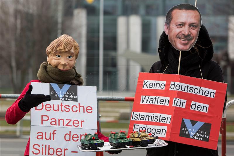 GERMANY TURKEY WEAPONS PROTEST