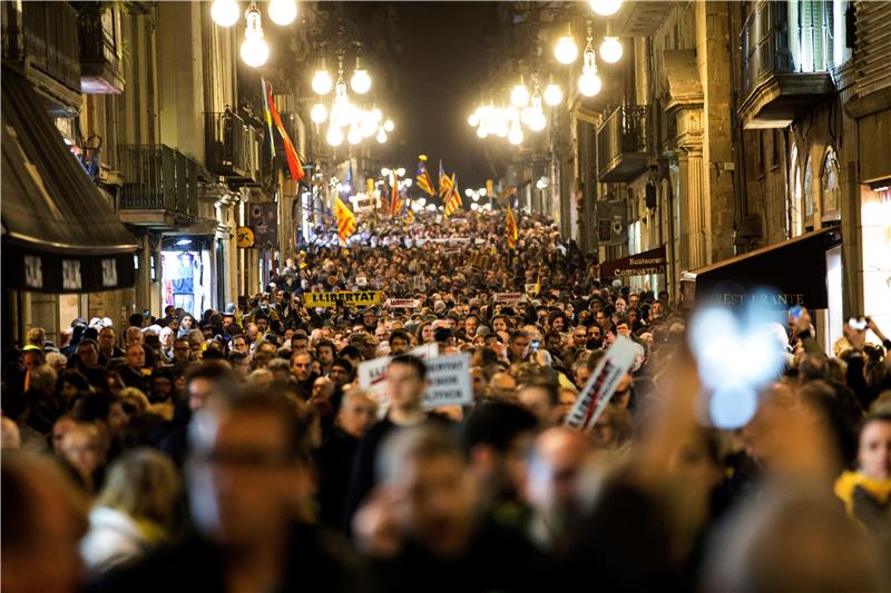 SPAIN CATALONIA PROTEST