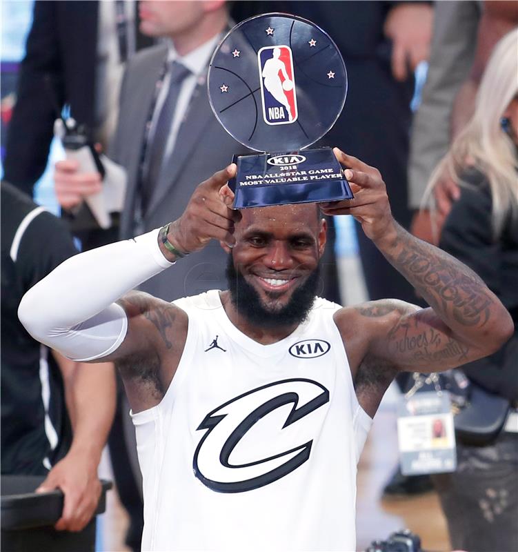 NBA All-Star: LeBronova momčad svladala Stephenovu, James MVP 