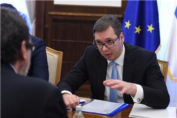 Beograd: Vučić s predstavnicima hrvatske nacionalne manjine