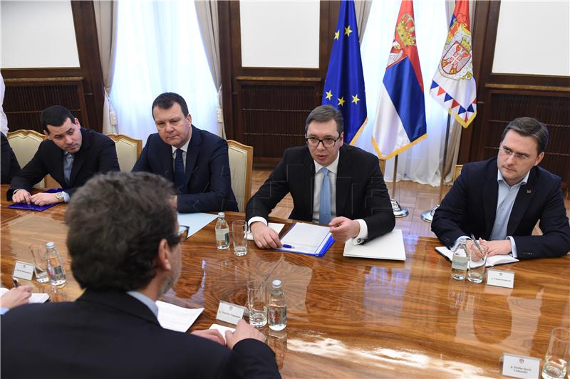 Beograd: Vučić s predstavnicima hrvatske nacionalne manjine