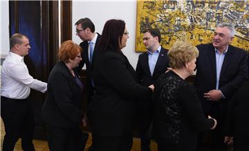 Beograd: Vučić s predstavnicima hrvatskih udruga nestalih osoba