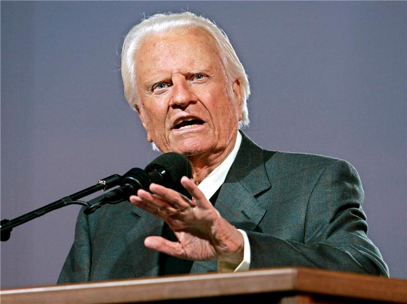 (FILE) USA EVANGELIST BILLY GRAHAM OBIT